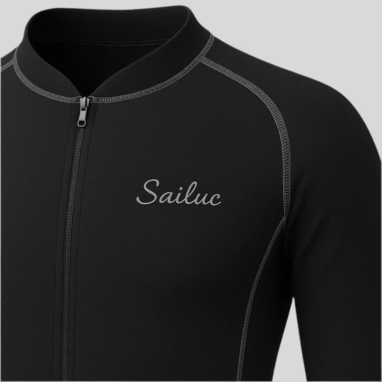 Raglan Cycling Jersey With Long Sleeve - Sailuc