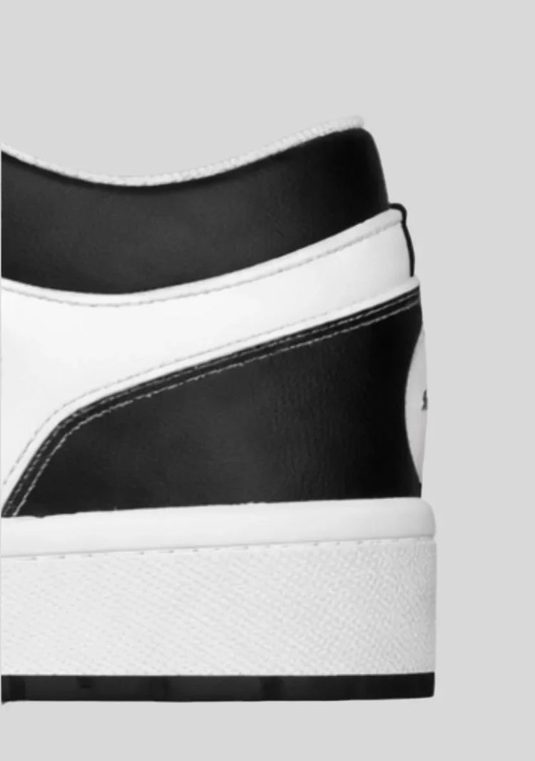 Mens Low State Leather Sneakers