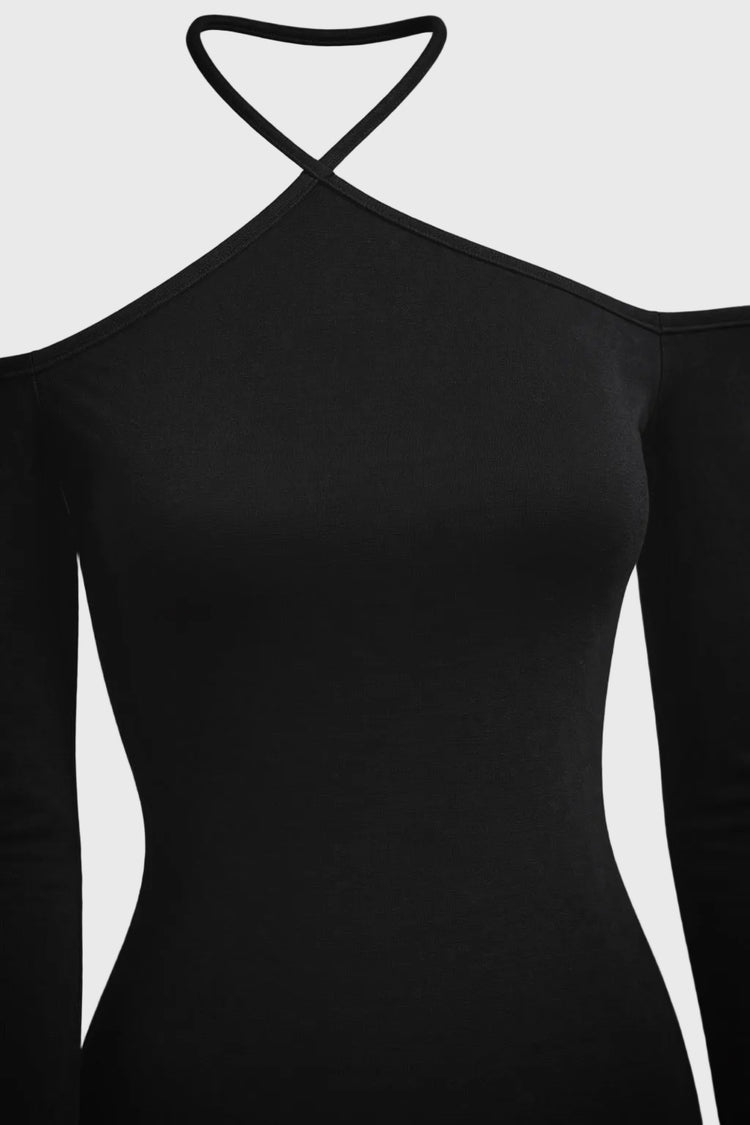 Tether Halter Dress - Sailuc