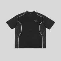Contrast Piped Panel T-Shirt - Sailuc