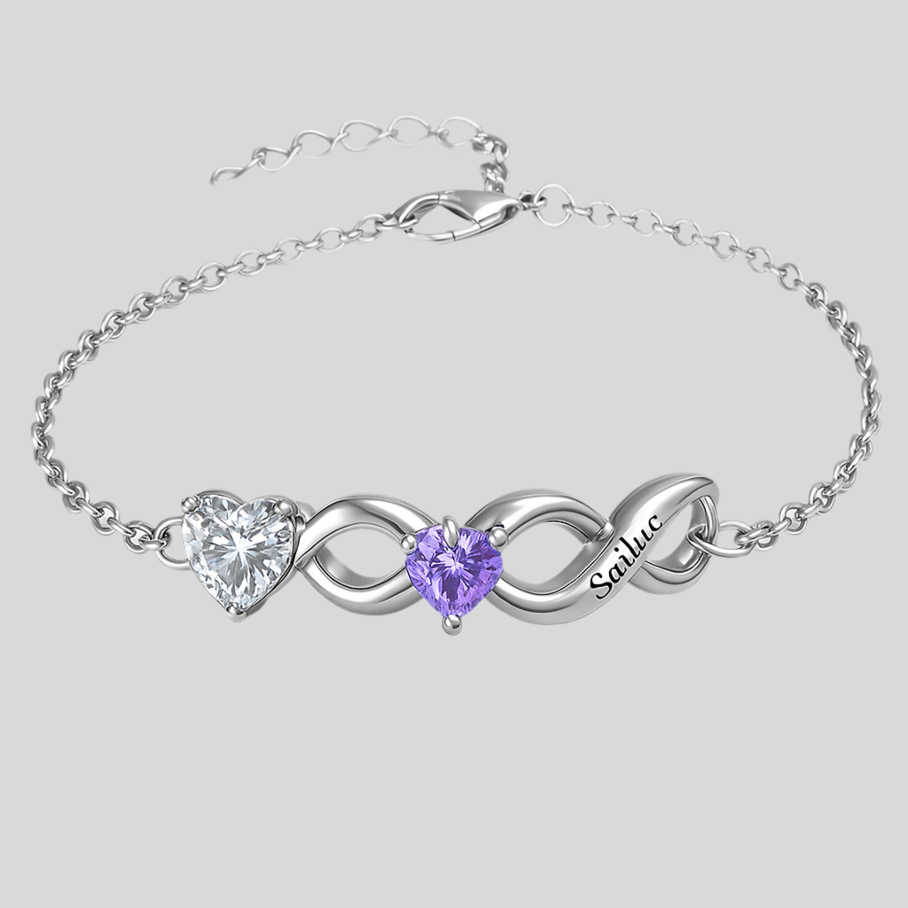 Birth Stone Charm Bracelet