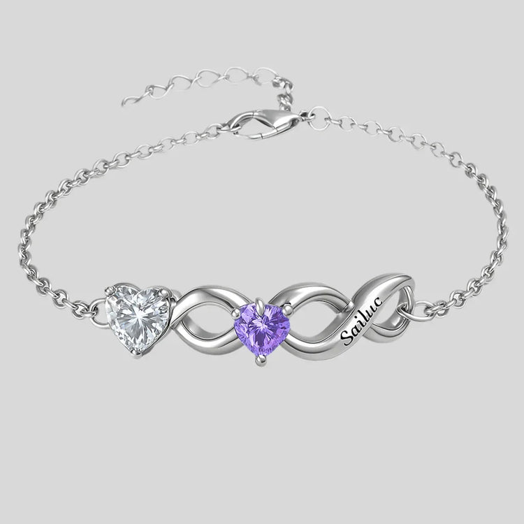 Birth Stone Charm Bracelet - Sailuc
