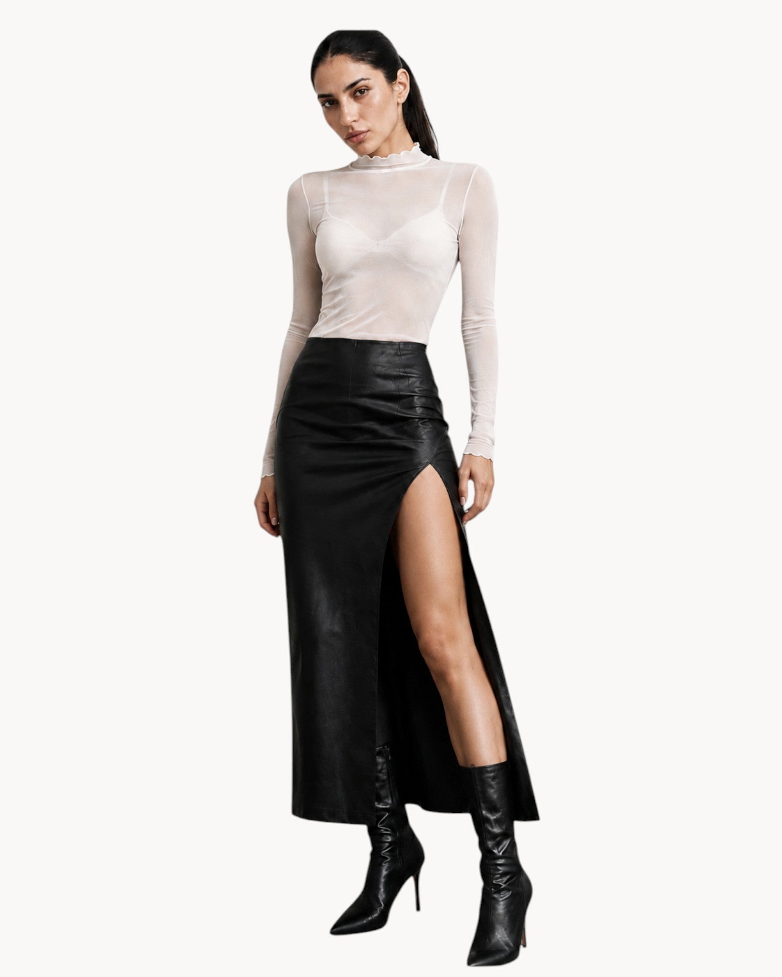 Veil Mesh Top