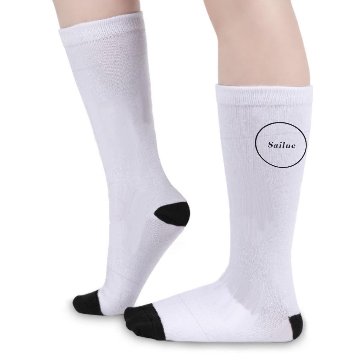 Cotton Crew Socks - Sailuc