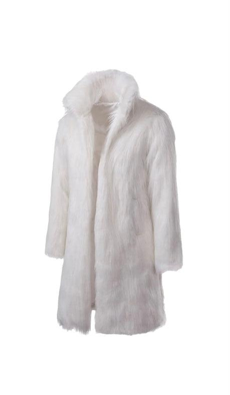 Fur Lapel Overcoat - Sailuc