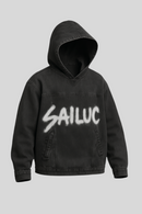 Oversize Denim Hoodie - Sailuc