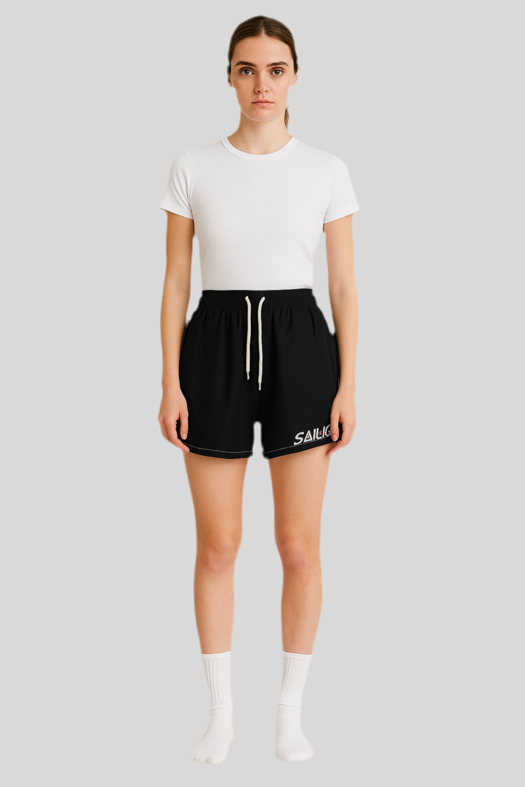 Elastic Sports Shorts