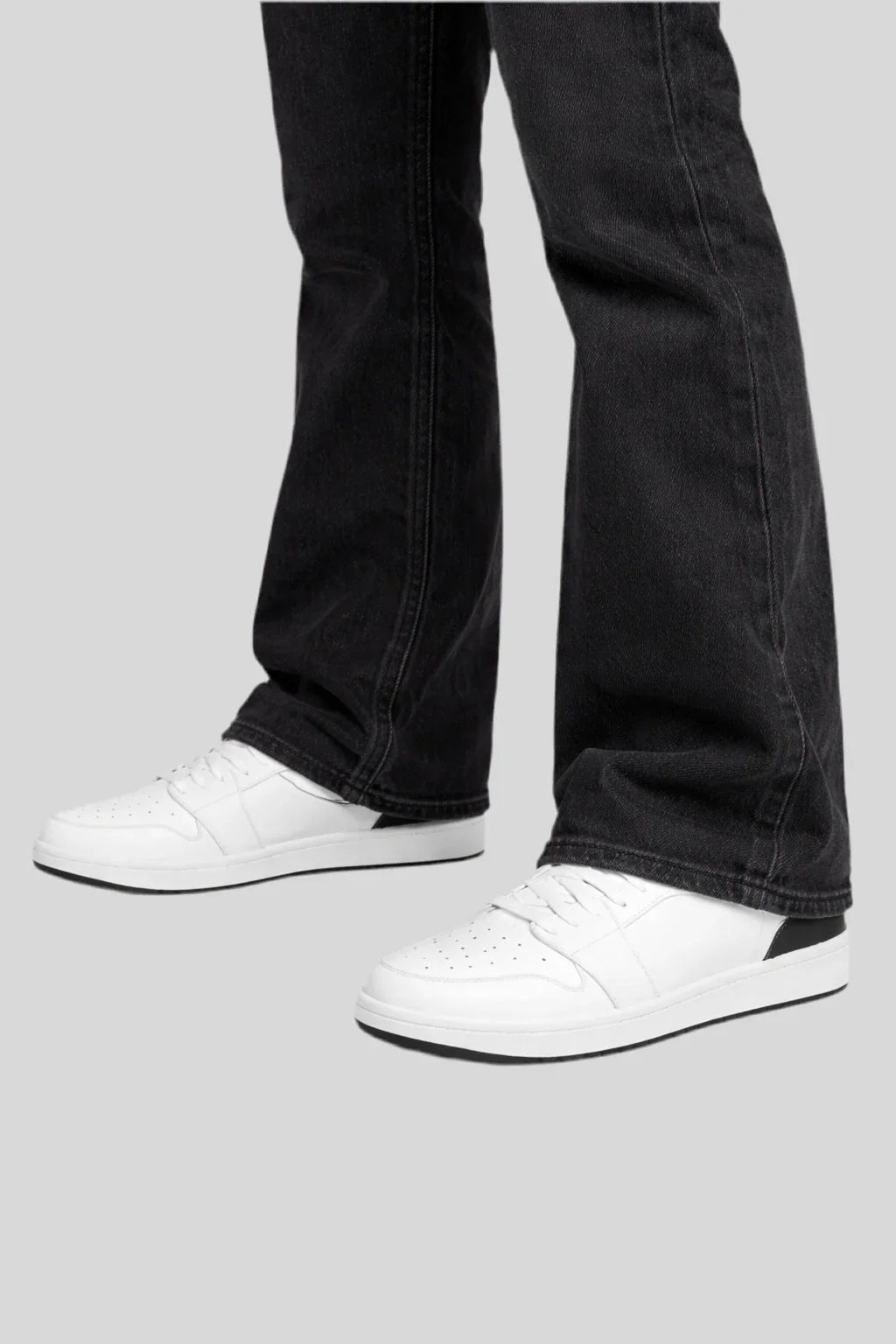 Mens Low State Leather Sneakers 