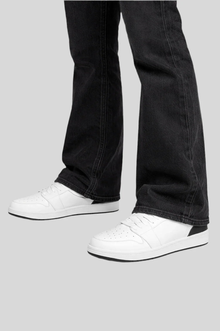 Mens Low State Leather Sneakers 