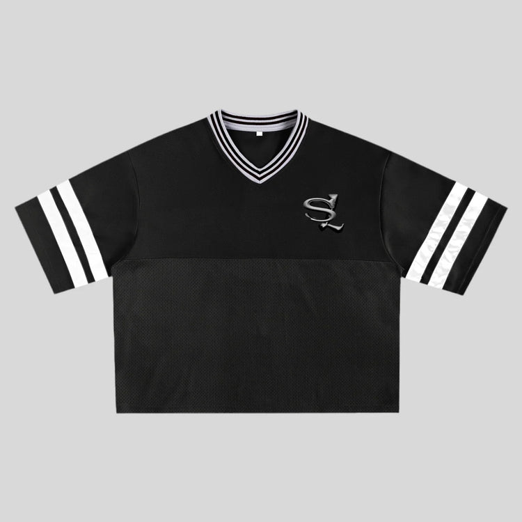 Taped Mesh T-shirt - Sailuc
