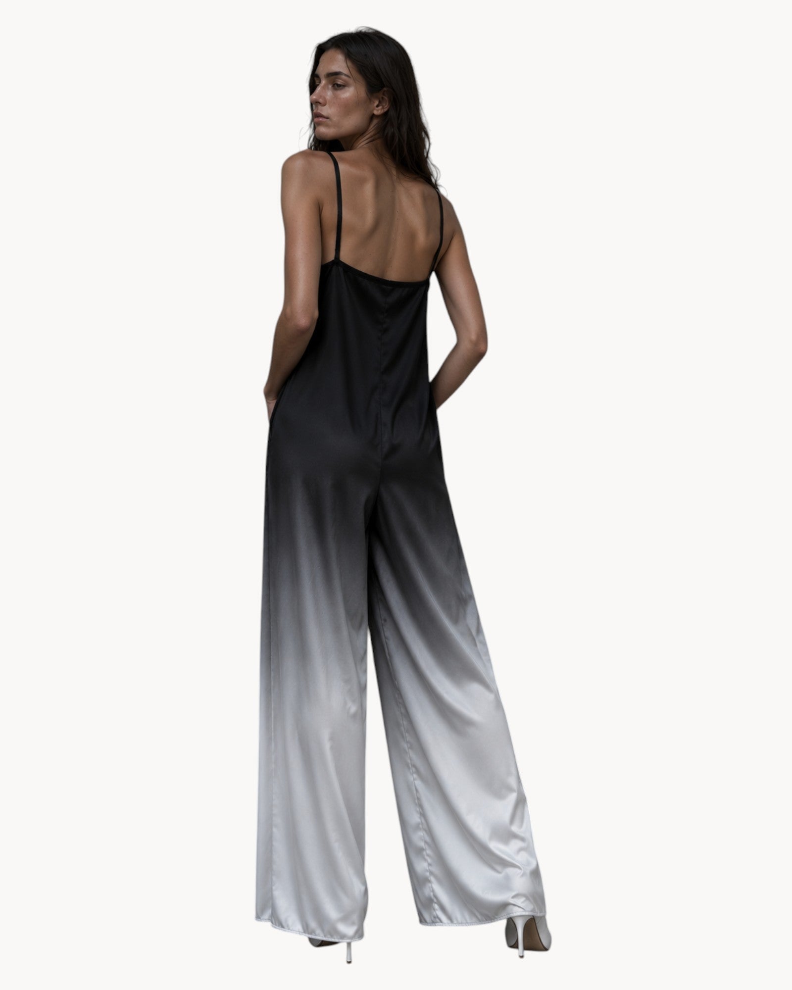 Gradient Satin Jumpsuit