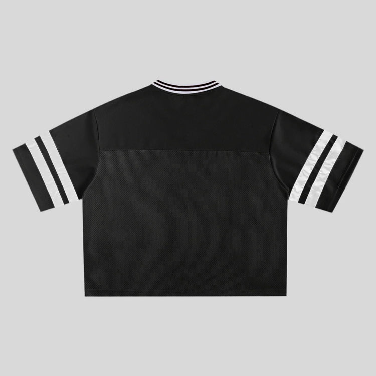 Taped Mesh T-shirt - Sailuc