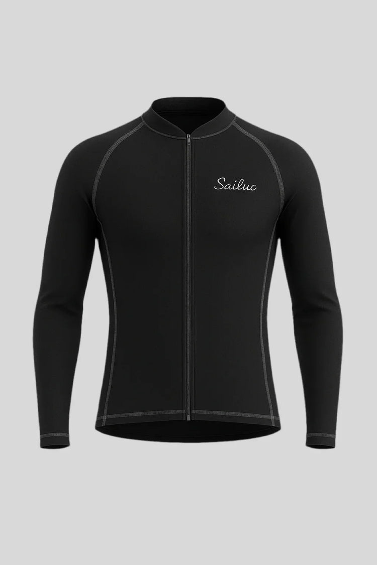 Raglan Cycling Jersey With Long Sleeve - Sailuc