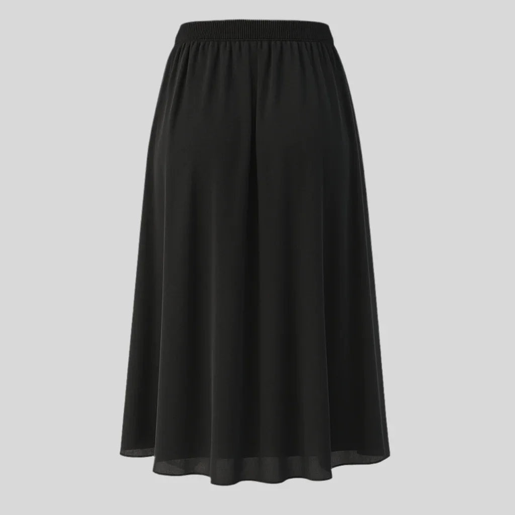 Long Section Chiffon Skirt - Sailuc