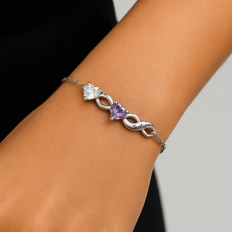 Birth Stone Charm Bracelet - Sailuc