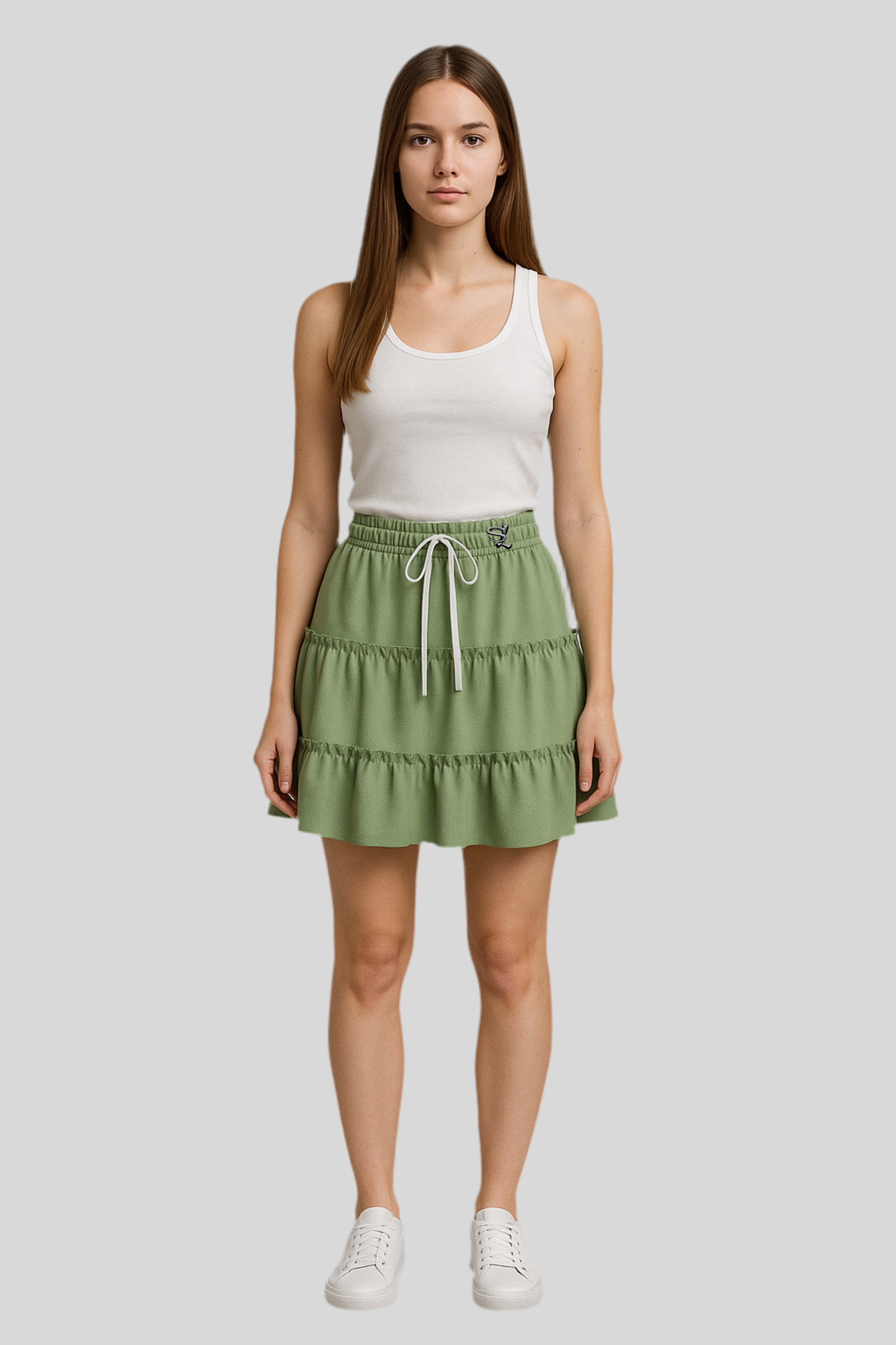 Sage Lace Skirt