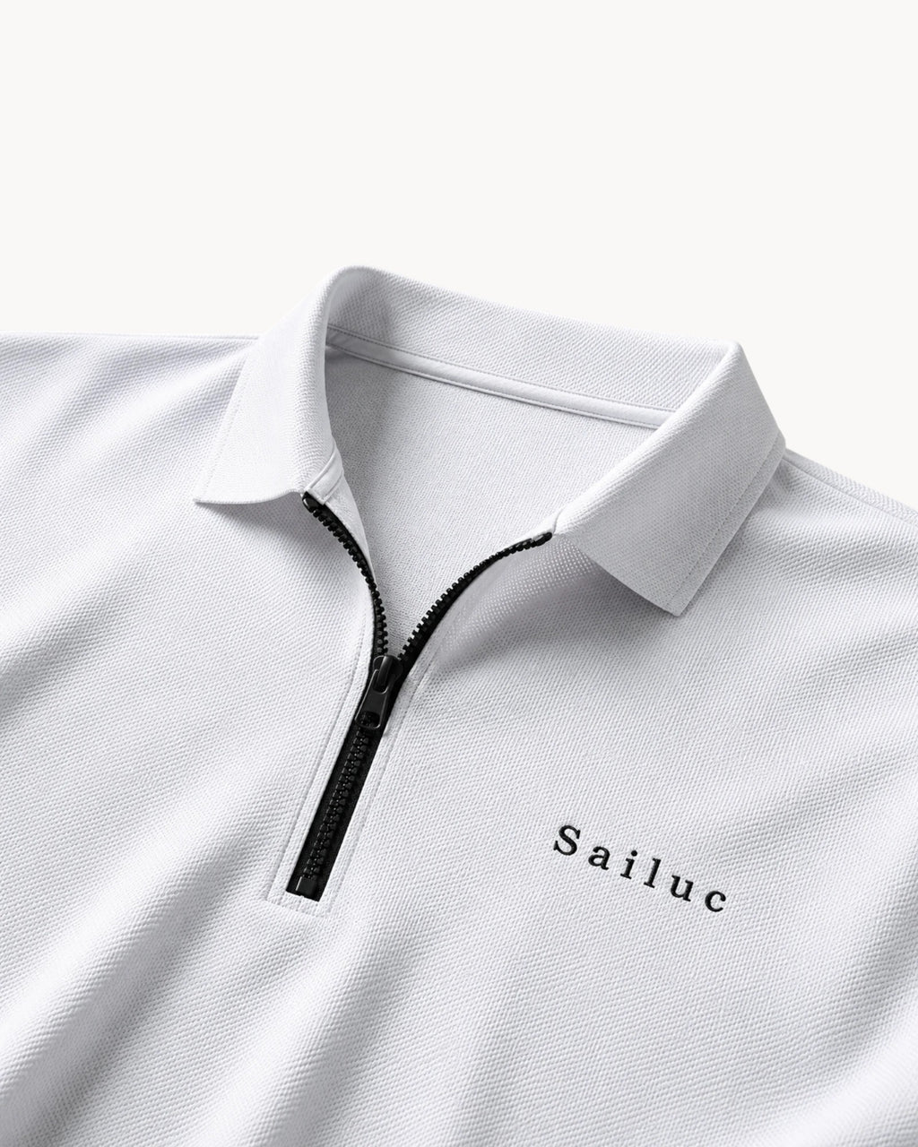 Lucent Zip-up Polo