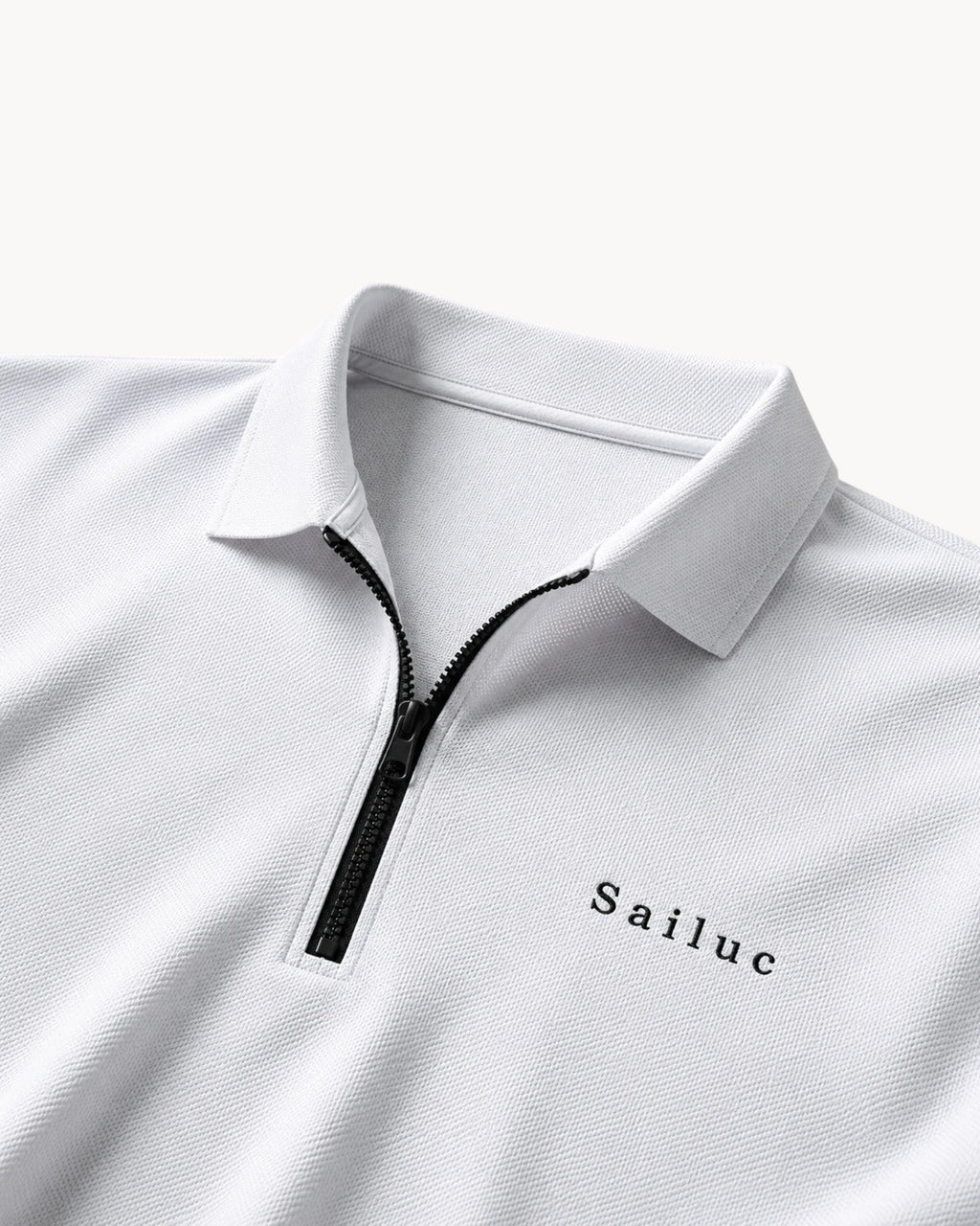 Lucent Zip-up Polo
