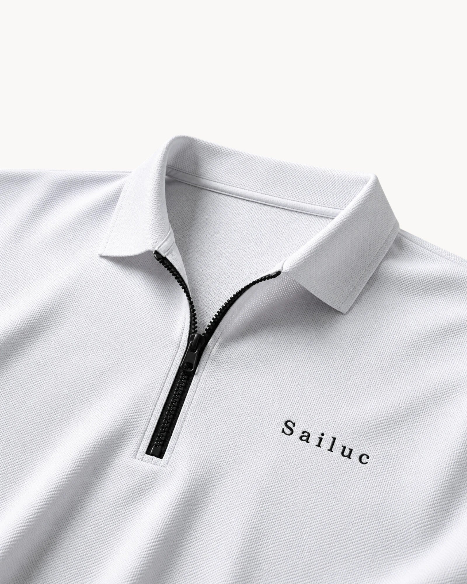 Lucent Zip-up Polo