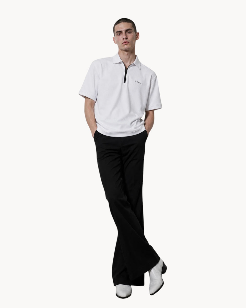 Lucent Zip-up Polo