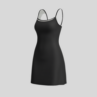Double-Layer Mesh Dress - Sailuc