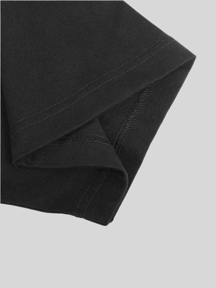 Contrast Piped Panel T-Shirt - Sailuc