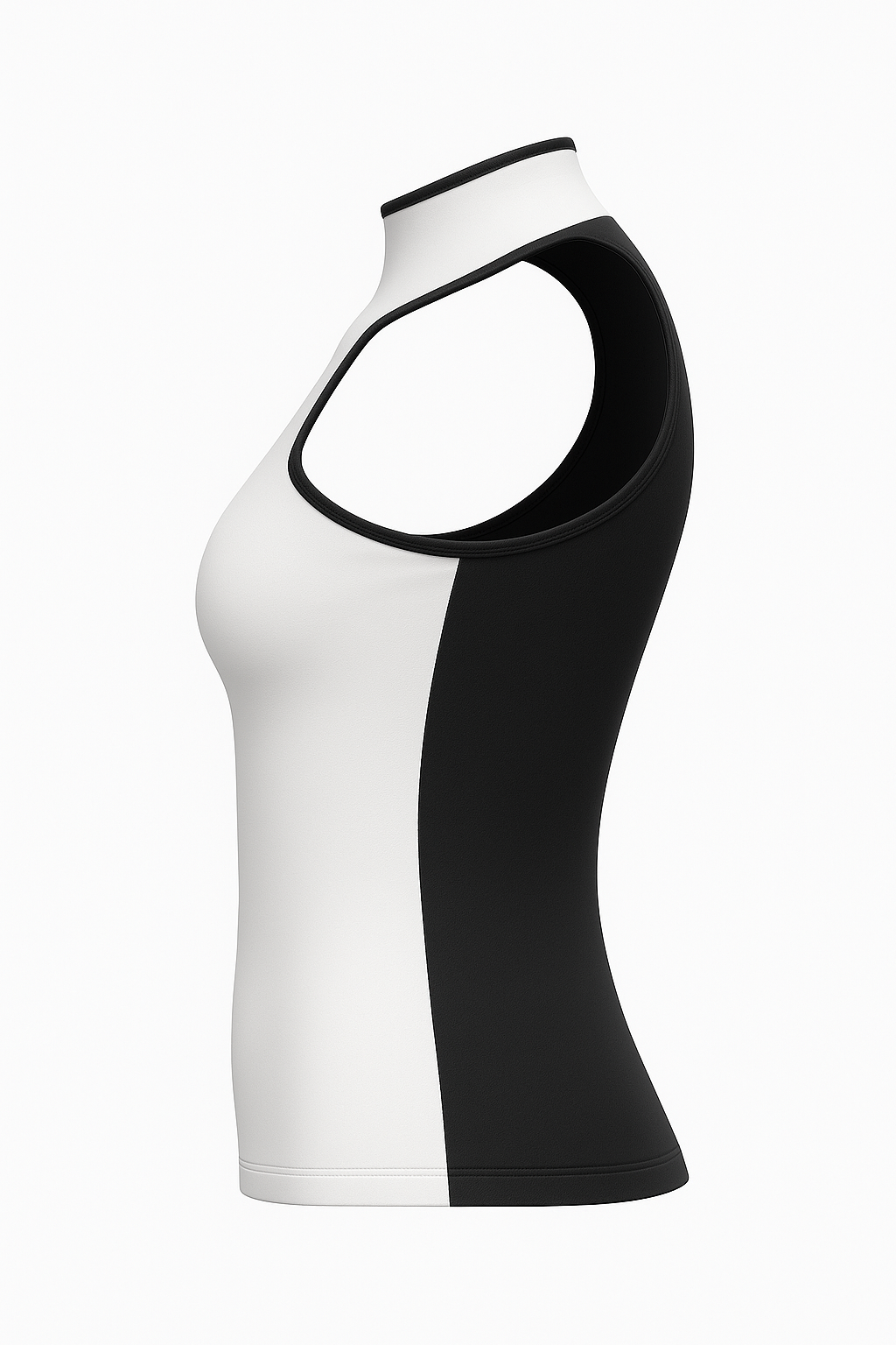 Halter Sleeveless Asymmetrical Tank Top - Sailuc