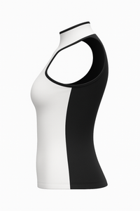 Halter Sleeveless Asymmetrical Tank Top - Sailuc