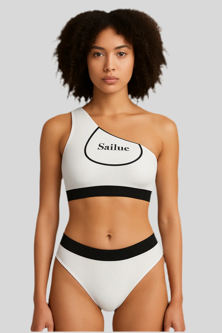 Single Shoulder Bikini - Sailuc