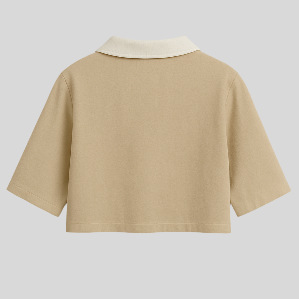 Mid Sleeve Cropped Jacket - Sailuc