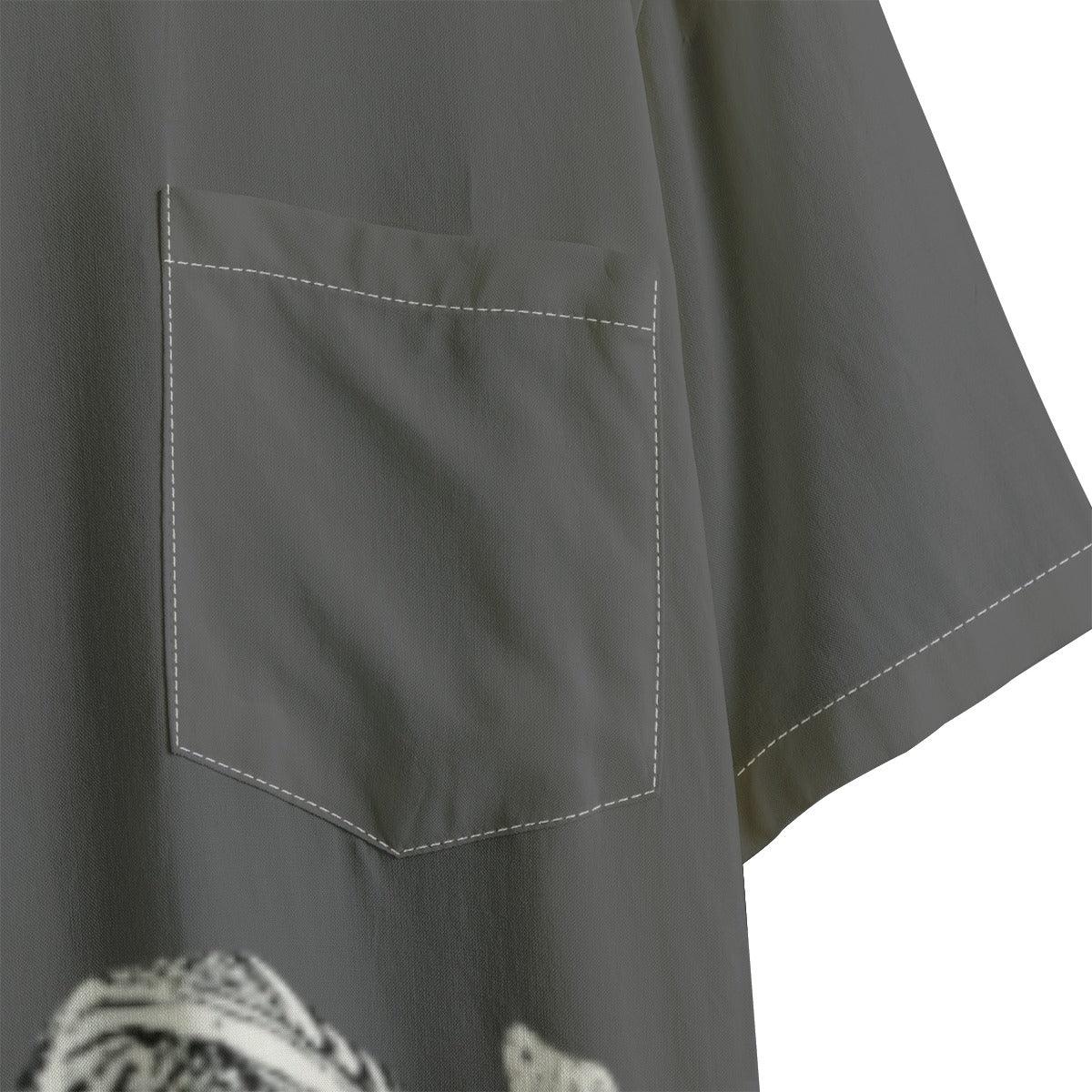 Rayon Button-up Shirt - Sailuc