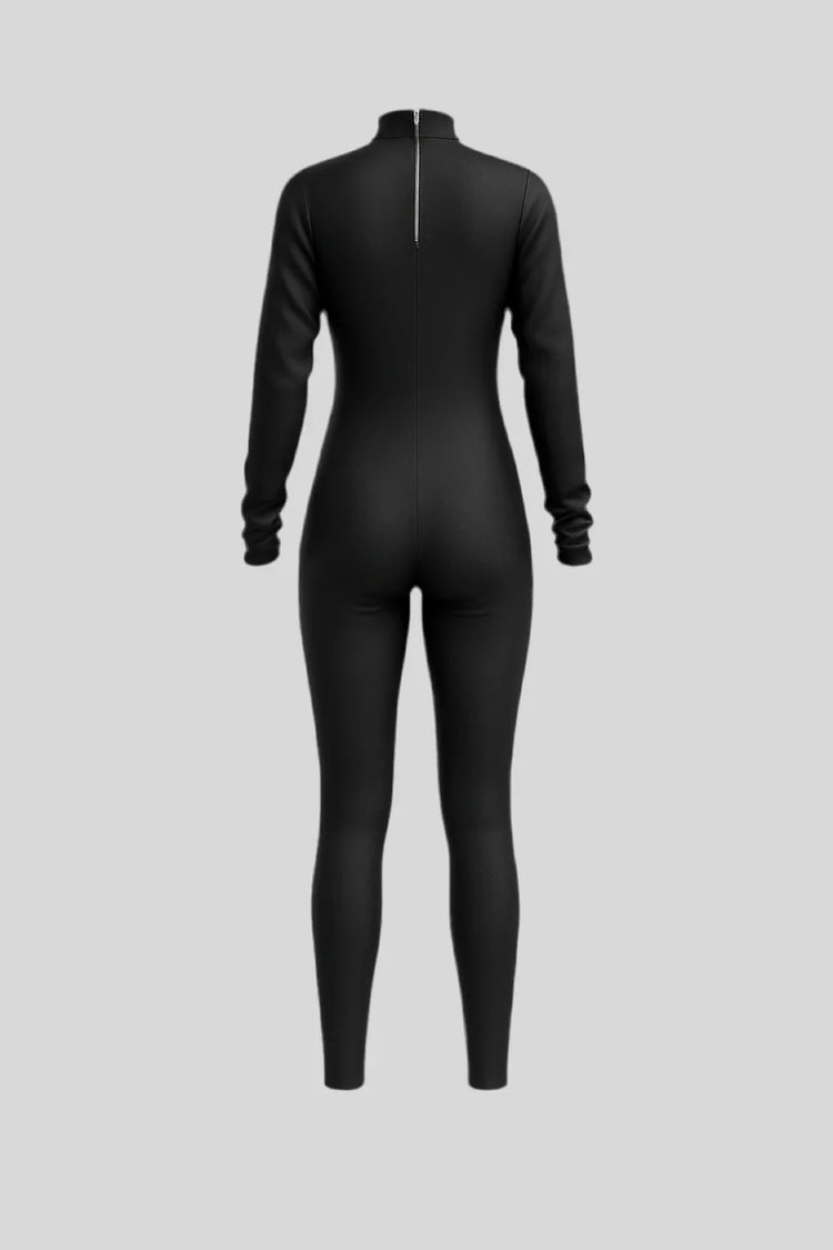 High-neck Jumpsuit - Sailuc