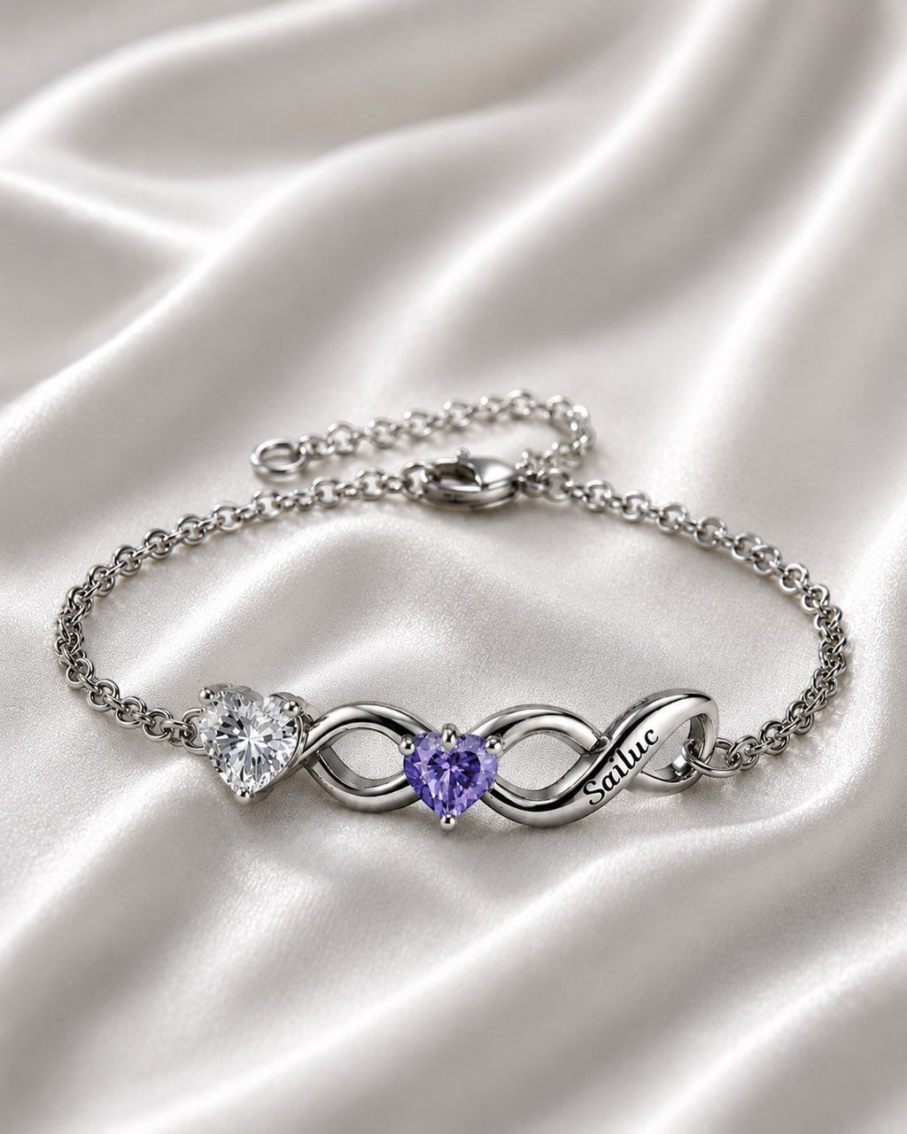 Birthstone Infinity Bracelet