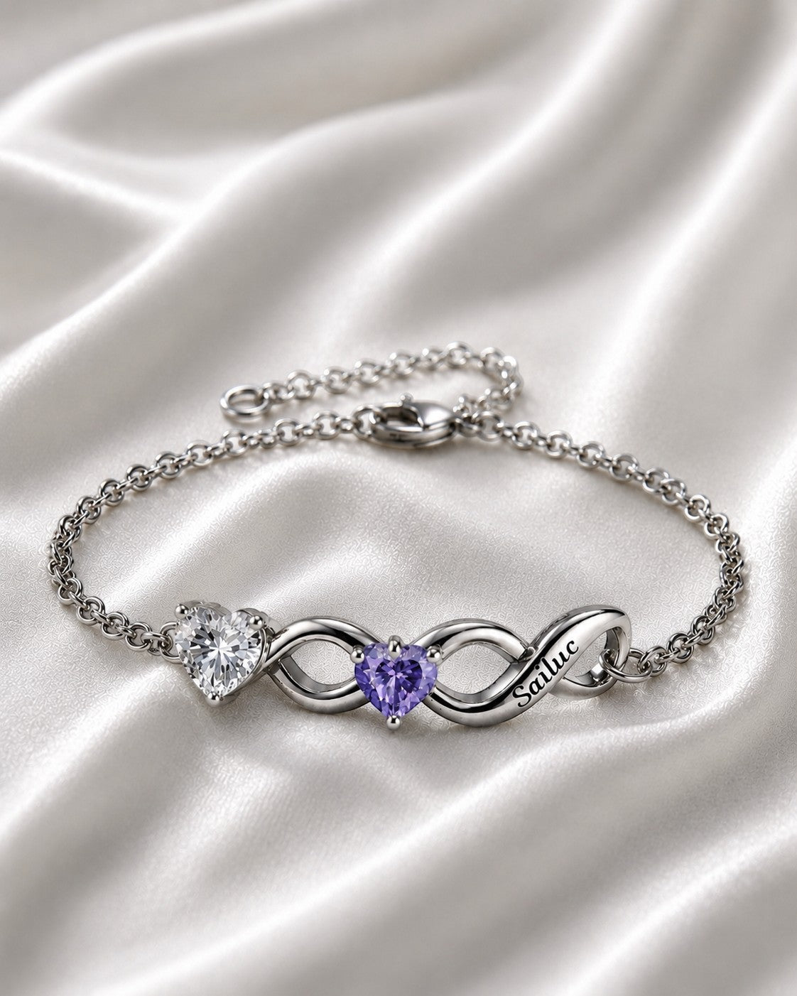 Birthstone Infinity Bracelet
