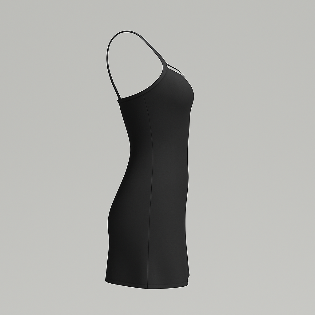 Double-Layer Mesh Dress - Sailuc