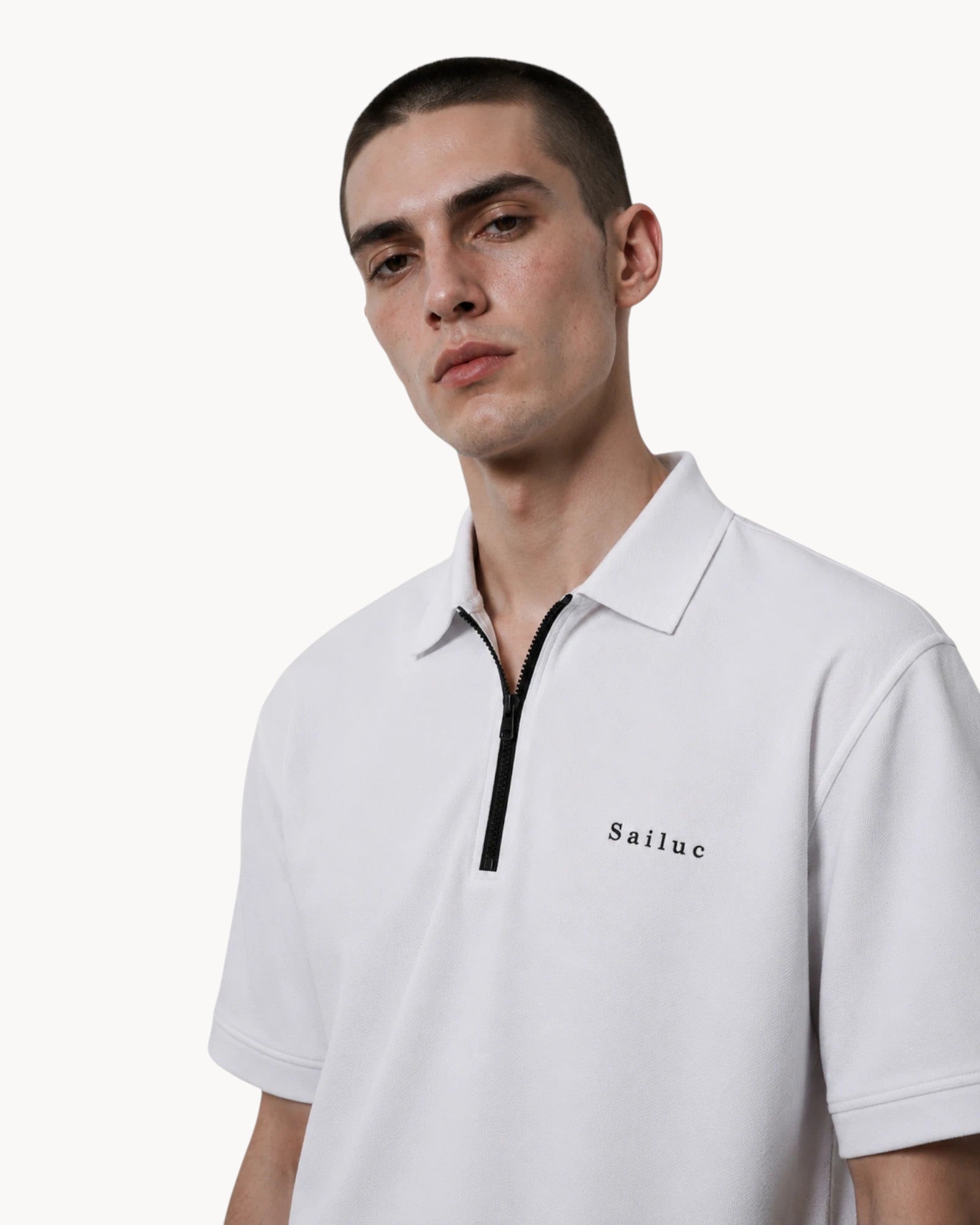 Lucent Zip-up Polo