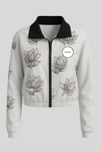 Floral Zip Jacket - Sailuc