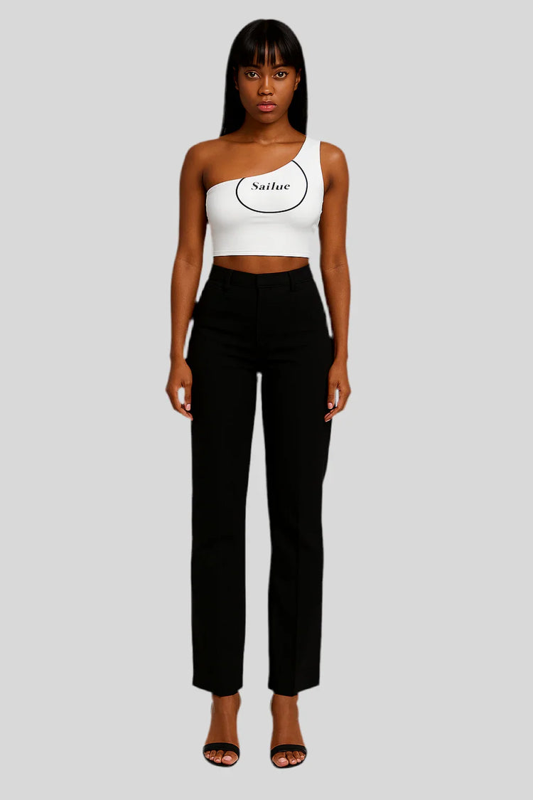 Shoulder Cropped Top - Sailuc
