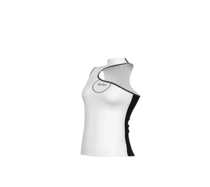 Halter Sleeveless Asymmetrical Tank Top - Sailuc