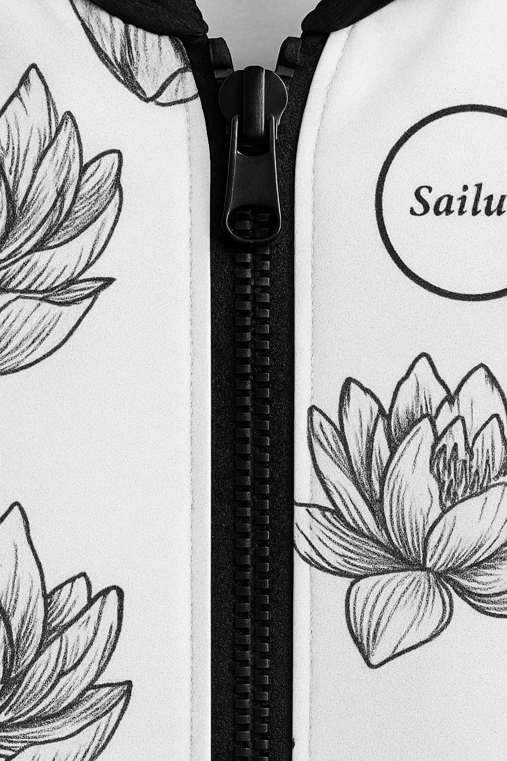 Floral Zip Jacket - Sailuc