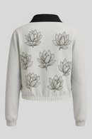 Floral Zip Jacket - Sailuc
