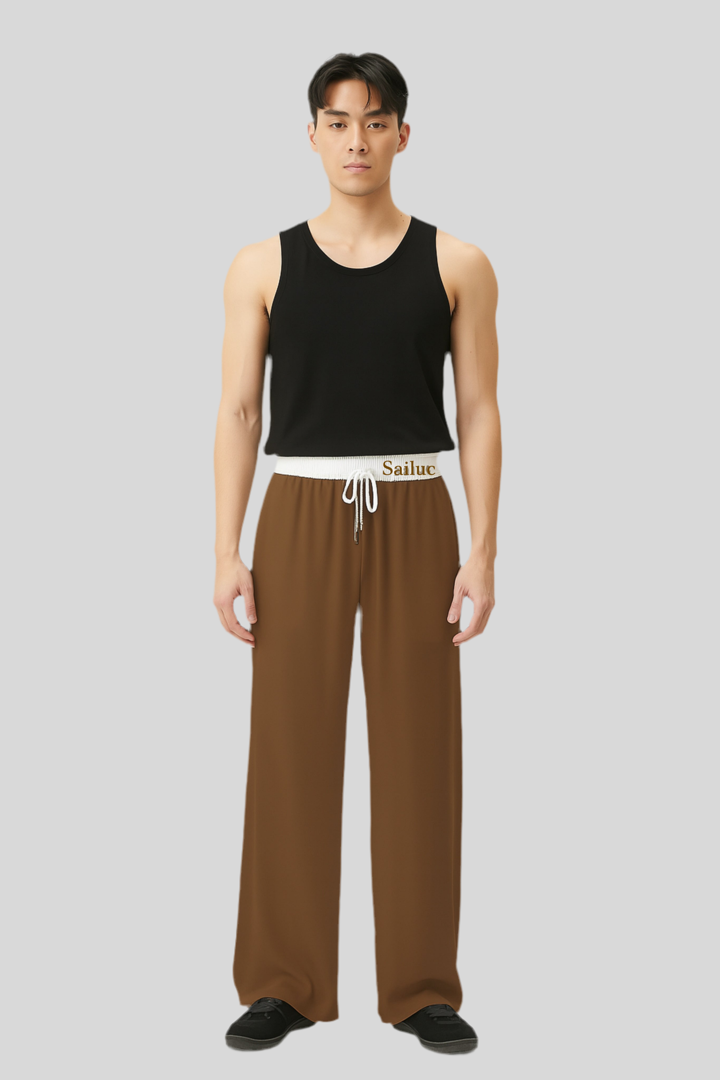 Silk Straight pants