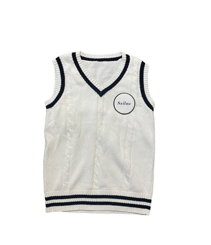 Cotton Knitted Vest - Sailuc