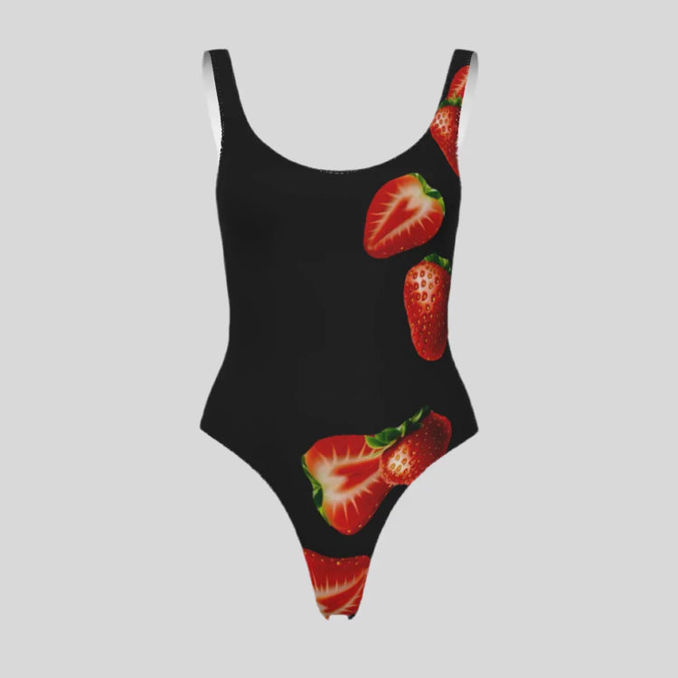 One-piece Strawberry Swimsuit - Sailuc